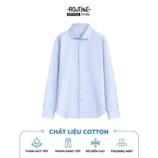 Áo Sơ Mi Nam Dài Tay Trơn Form Fitted - Routine 10F24SHL051R1