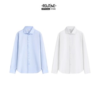 Áo Sơ Mi Nam Dài Tay Trơn Form Fitted - Routine 10F24SHL051R1