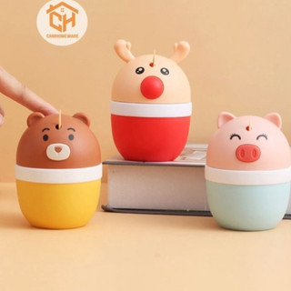 Hộp Đựng Tăm Hình Con Vật Tự Động Dễ Thương Cam Homeware