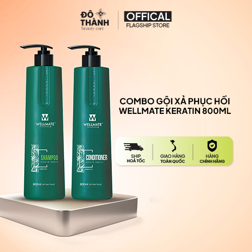 Cặp dầu gội dầu xả làm sạch bụi bẩn bã nhờn nuôi dưỡng tóc bóng mượt cân bằng dưỡng chất tóc 800ml
