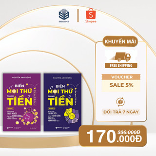 Sách - Combo 2 Cuốn Biến Mọi Thứ Thành Tiền (Quyển 1+2) - SBOOKS