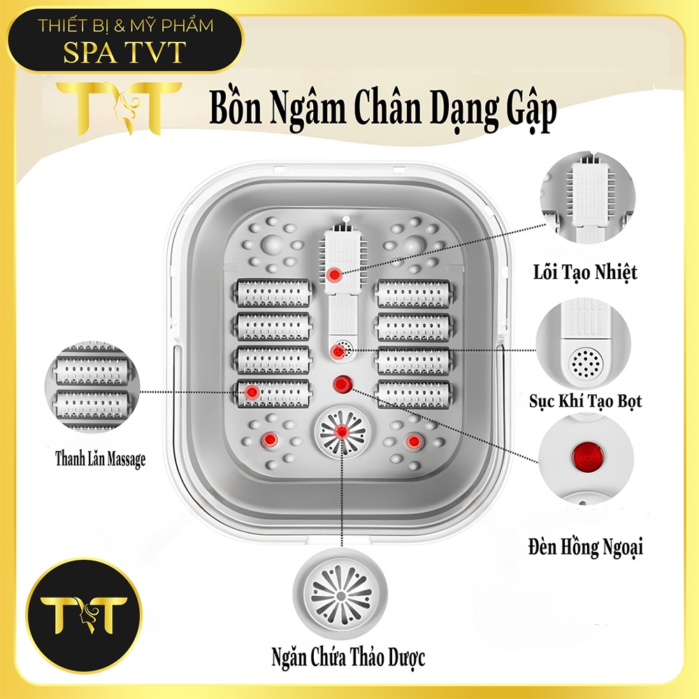 BỒN NGÂM CHÂN TVT, BỒN NGÂM CHÂN TSP33, BỒN NGÂM CHÂN SỤC KHÍ VÀ HỒNG NGOẠI