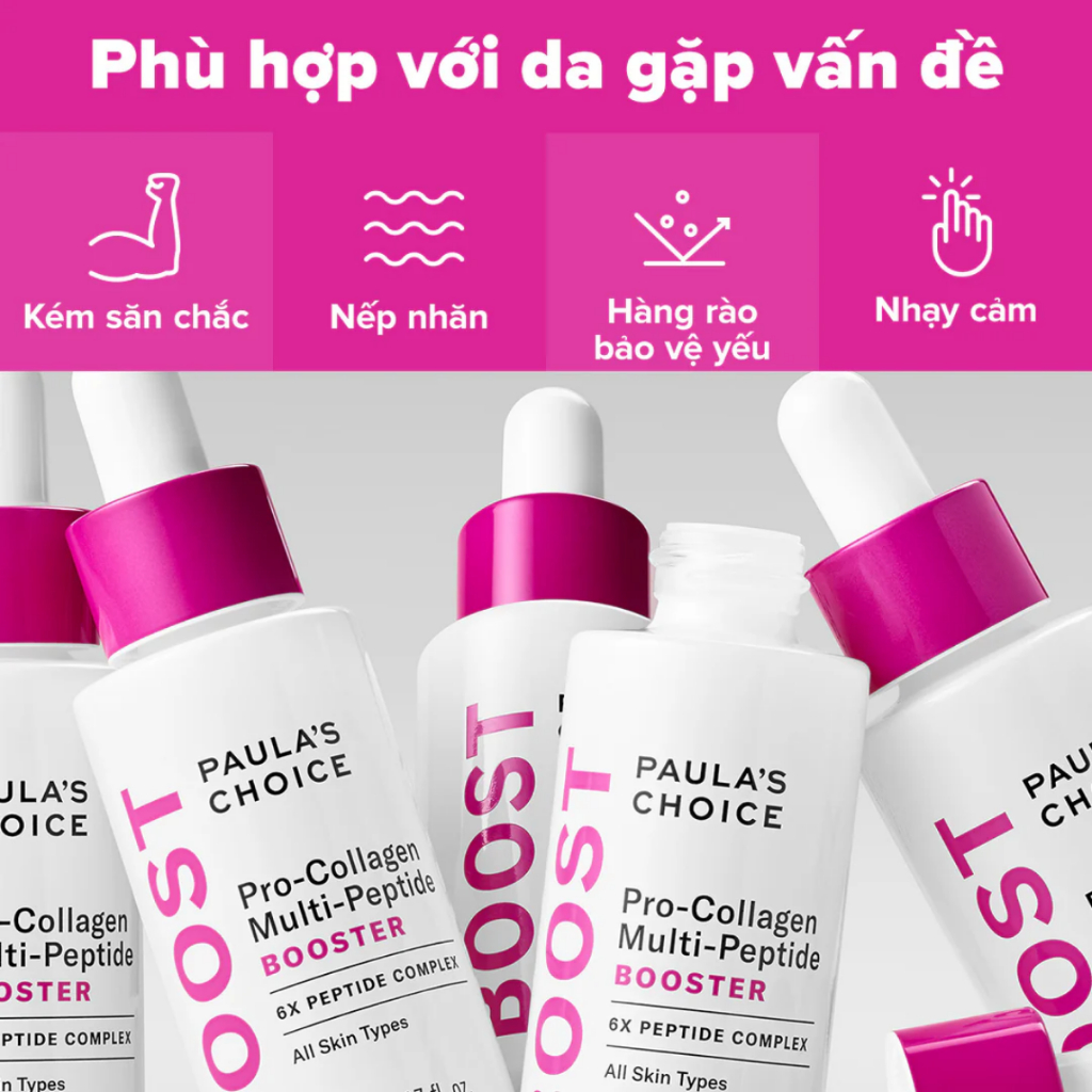 [HÀNG CTY] Tinh Chất Làm Căng Mịn Và Săn Chắc Da Paula's Choice Pro-Collagen Multi-Peptide Booster mã 3020 20ml