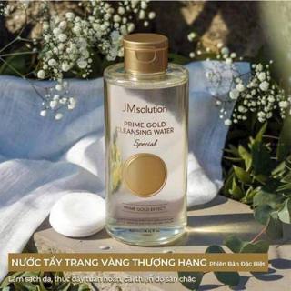 Nước Tẩy Trang JM Solution Vàng Hàn Quốc 500ml – Dưỡng Ẩm, Làm Sạch Sâu, Dịu Nhẹ Cho Da Nhạy Cảm MP1089
