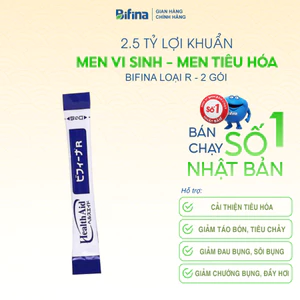 Bifina Nhật Bản Loại R - Hỗ trợ táo bón, rối loạn tiêu hóa - Lẻ 1 gói (Không Hộp)