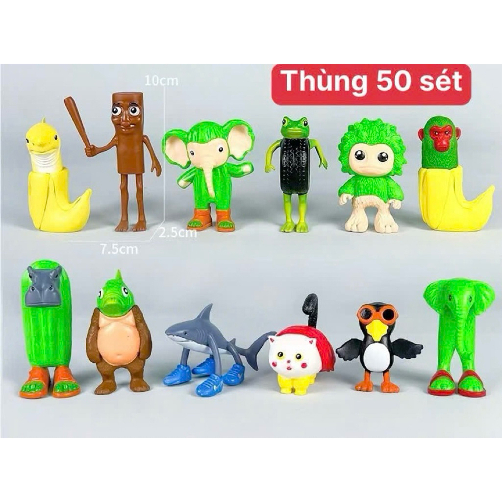 Nhân vật Tung Tung Tung Sahur Nhân vật hành động PVC Búp bê đồ chơi cho trẻ em Quà tặng