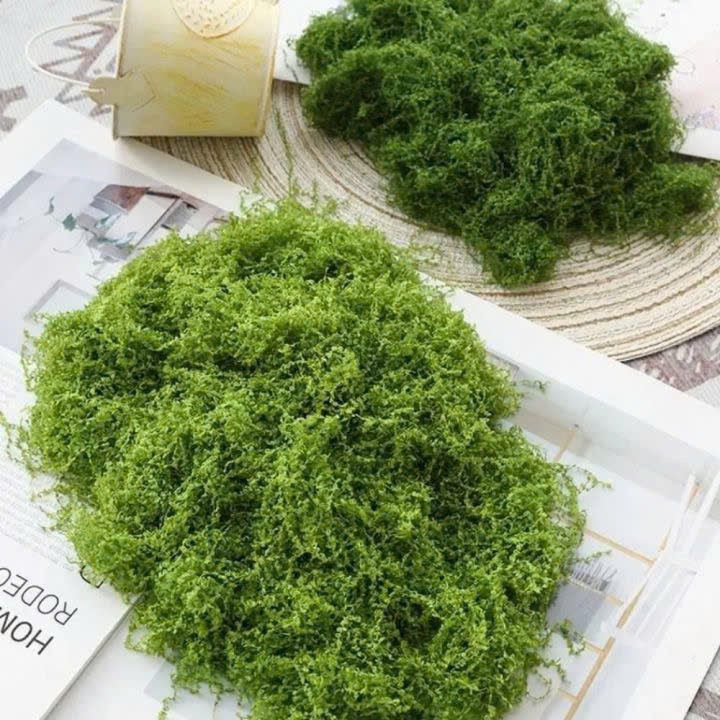[Combo 0,5kg - 1kg] Rêu giả trang trí gốc cây, rêu terrarium, rêu nhung decor tiểu cảnh dạng sợi