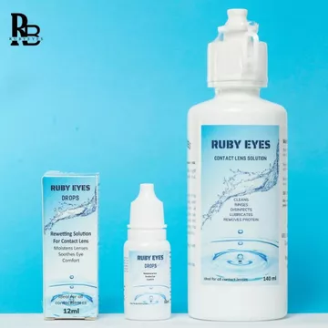 Nước Rửa Kính Áp Tròng, Nước Nhỏ Mắt Dành Cho Lens, Combo Nước Ngâm, Nhỏ Mắt, Khay Gương Dụng Cụ BST BEARLENS