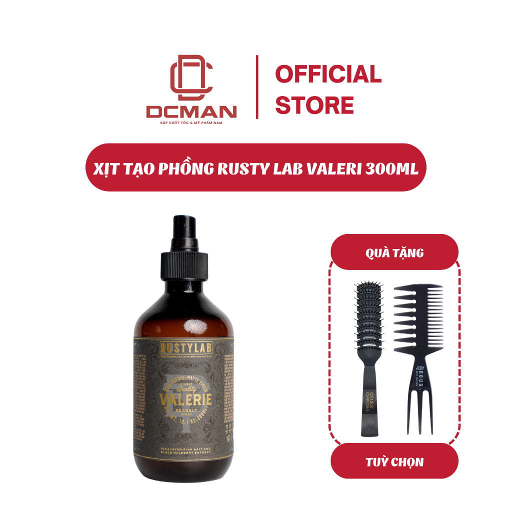 Xịt Dưỡng Tạo Kiểu Rusty Lab Valerie Chính Hãng 150Ml/300Ml, Xịt Muối ...