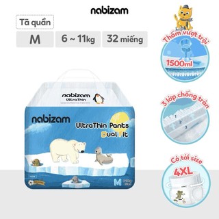 [THÙNG 4 BỊCH] Tã/bỉm NABIZAM Hàn Quốc đủ size