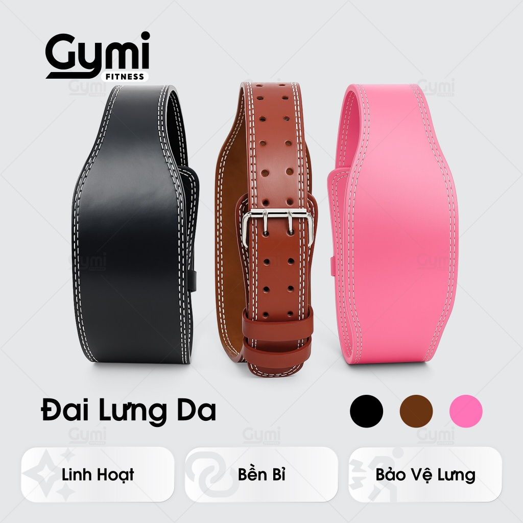 Đai Lưng Tập Gym Hỗ Trợ Bảo Vệ Lưng - Bền Bỉ, Điều Chỉnh Linh Hoạt - DL-Da