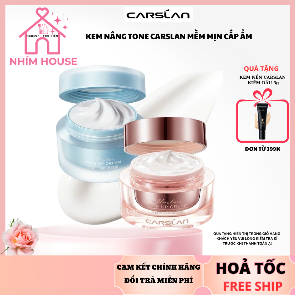 Kem lót Nâng tone Carslan kiềm dầu, cấp ẩm giúp lớp nền căng bóng | NHÍM HOUSE