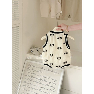 Bodysuit in hoạ tiết hoạt hình bò cho bé