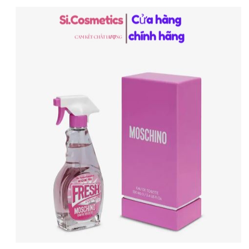[ Full seal ] Nước hoa nữ Moschino Fresh Pink Couture edt 100ml