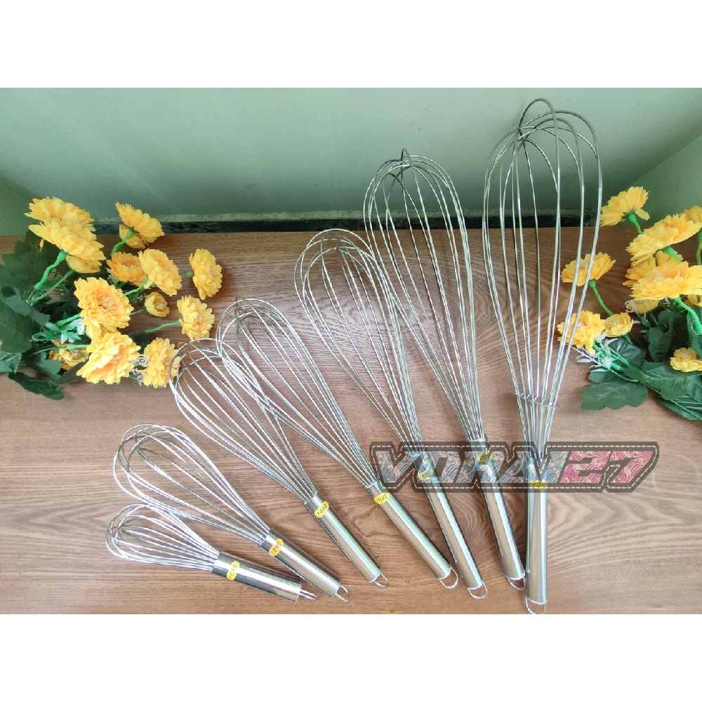 Dụng cụ đánh trứng, khuấy bột cầm tay, inox 304