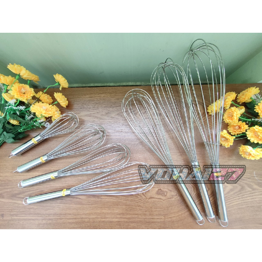 Dụng cụ đánh trứng, khuấy bột cầm tay, inox 304
