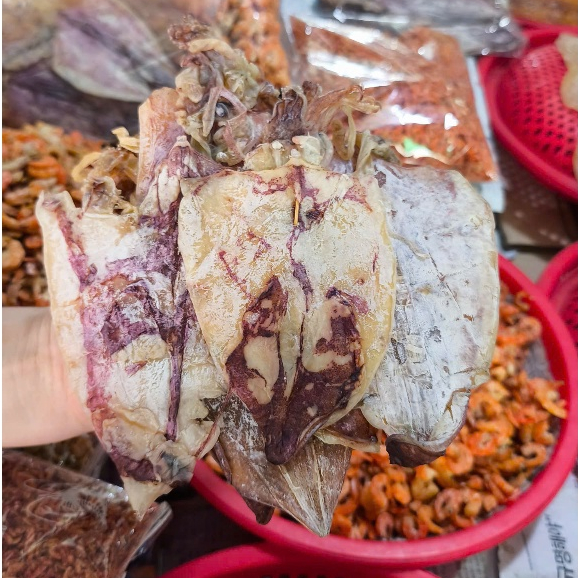 Khô Mực Cỡ Nhỏ – Mực Nhỏ Vừa Tay, Gói 500g Gọn Nhẹ, Dễ Dùng
