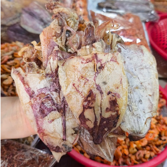 Khô Mực Cỡ Nhỏ – Mực Nhỏ Vừa Tay, Gói 500g Gọn Nhẹ, Dễ Dùng