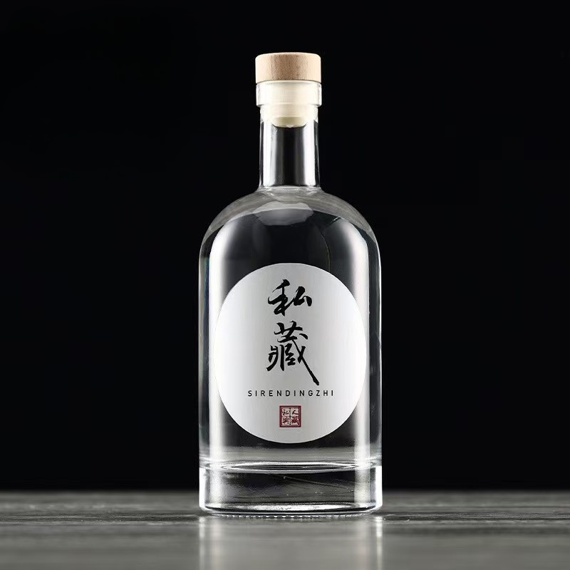 Chai thủy tinh dáng tròn AK dung tích từ 100ml - 1000ml