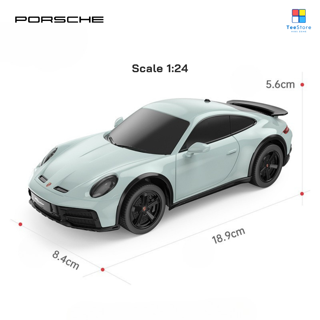 [Chính hãng] Xe điều khiển từ xa Porsche 911 Dakar 1:14/1:24 Rastar – Mô hình RC có bản quyền