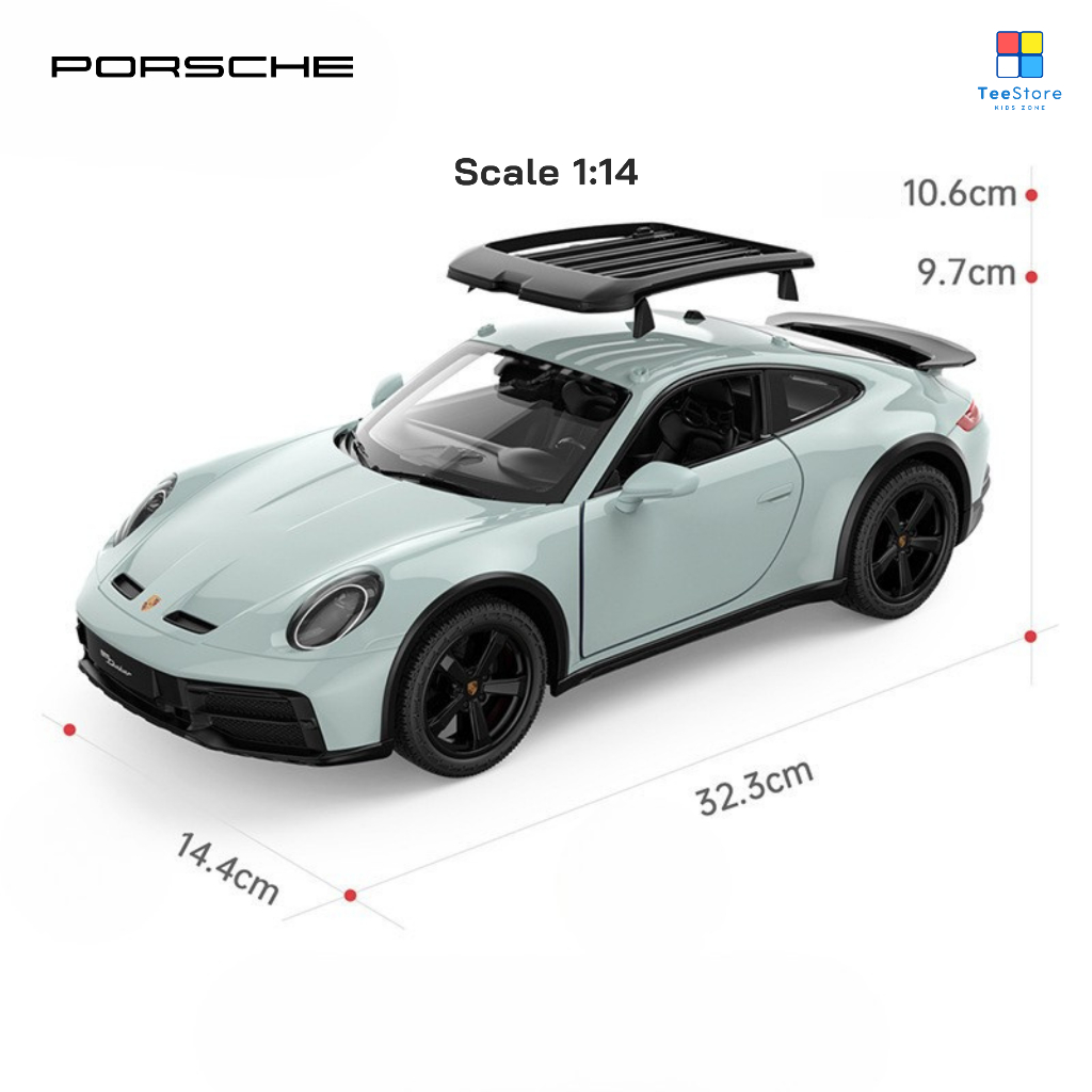 [Chính hãng] Xe điều khiển từ xa Porsche 911 Dakar 1:14/1:24 Rastar – Mô hình RC có bản quyền