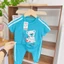 Bộ Áo Cộc Quần Dài Cho Bé từ 7 - 16kg, vải thun lạnh mỏng nhẹ, mầm mát, co giãn tốt - D11