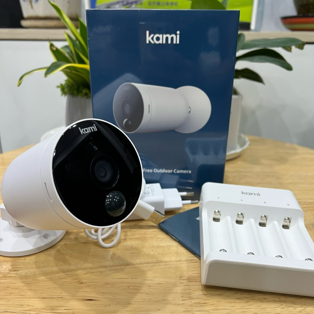 Camera Ngoài Trời Kami 1080P Wifi - Dùng pin sạc, Không dây, App YiHome ...