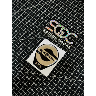 Tem Sticker Nổi Crom Thông Số An Toàn Chữ S Thailand 079M 2025 - Các Dòng Xe Honda |SGDC - 1 Cái|