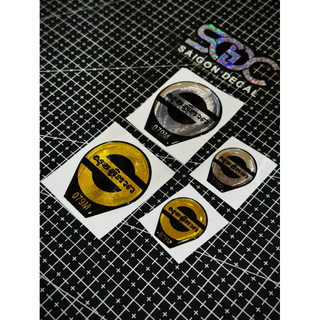 Tem Sticker Nổi Crom Thông Số An Toàn Chữ S Thailand 079M 2025 - Các Dòng Xe Honda |SGDC - 1 Cái|