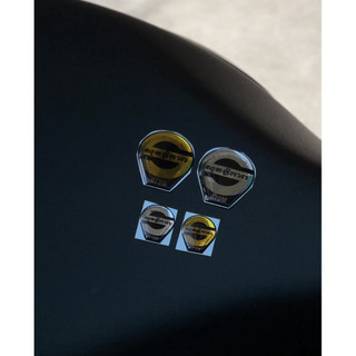 Tem Sticker Nổi Crom Thông Số An Toàn Chữ S Thailand 079M 2025 - Các Dòng Xe Honda |SGDC - 1 Cái|