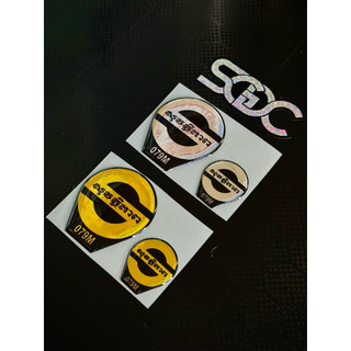 Tem Sticker Nổi Crom Thông Số An Toàn Chữ S Thailand 079M 2025 - Các Dòng Xe Honda |SGDC - 1 Cái|
