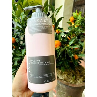 (Chính Hãng) CẶP DẦU GỘI XẢ NASAKII 1000ML lưu hương mềm tóc suôn mượt