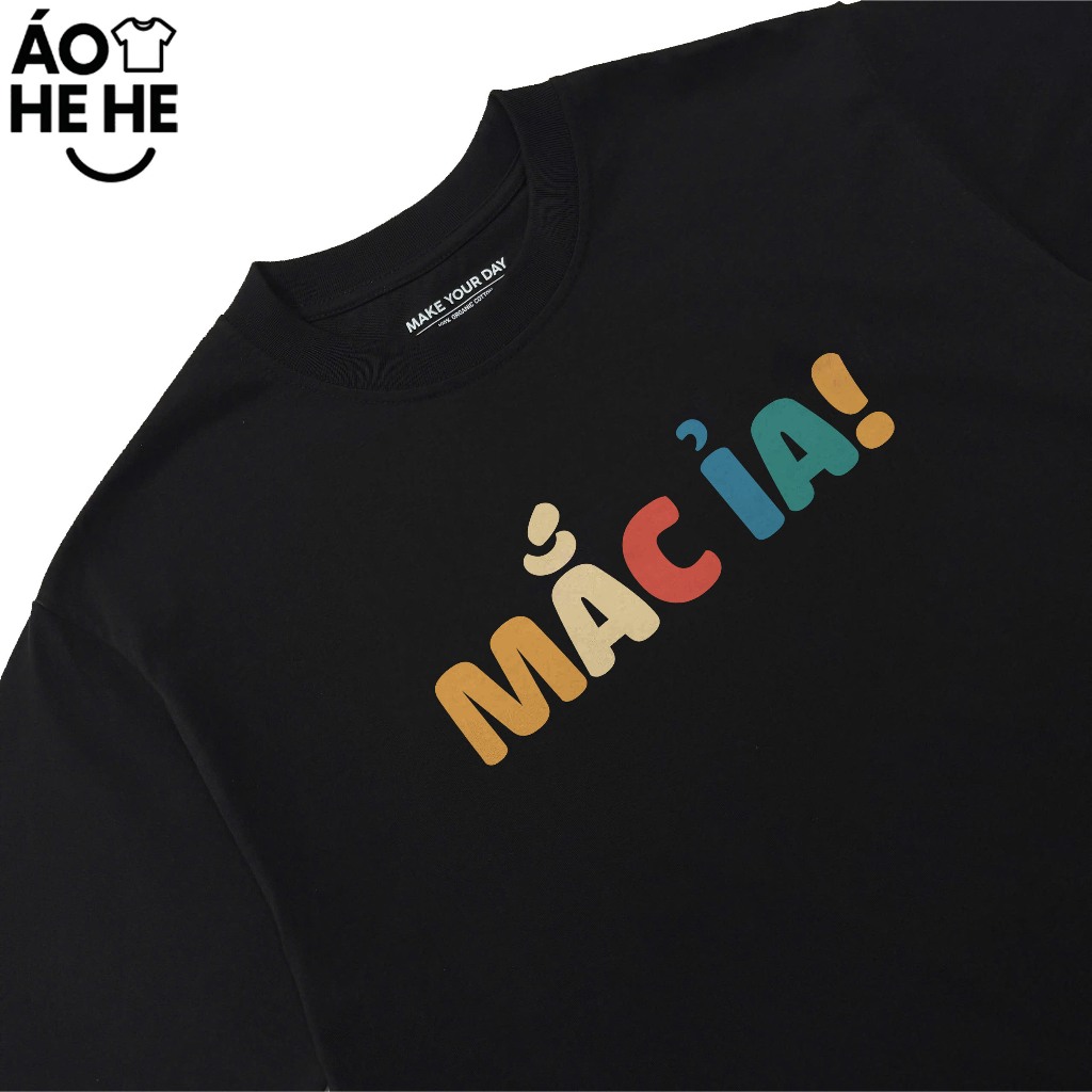 Áo Thun In Chữ Hài Hước Mắc Ỉa Câu Nói Text Hài Trendy Meme Nam Nữ Form Rộng Cotton 250gsm