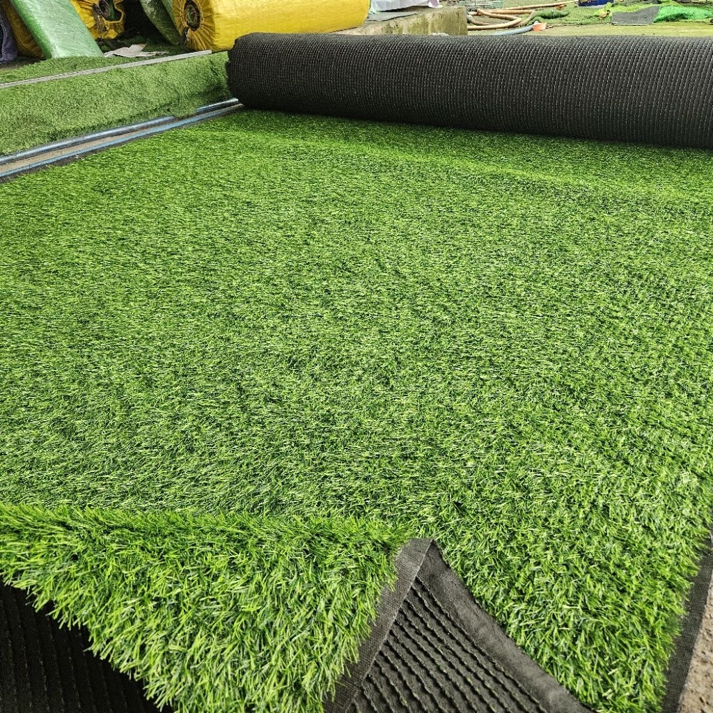 Combo 20m2(2x10m) Thảm cỏ nhân tạo sợi 3cm đế cao su trải sân vườn, sự kiện dán tường