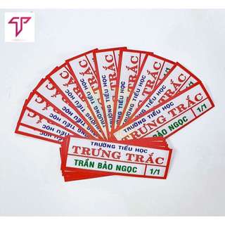 [Giao-1H]-Bảng tên cho bé, bảng tên, phù hiệu học sinh, cấp 1, cấp 2, cấp 3, THCS, THPT, mầm non, mẫu giáo, theo chuẩn