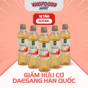 Giấm Táo Hữu Cơ Hàn Quốc DAESANG 500ml