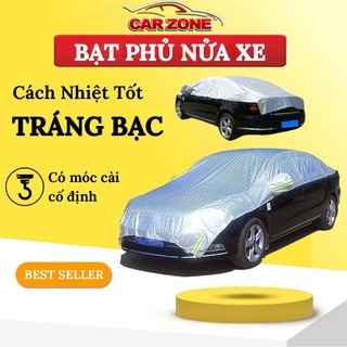 Bạt Phủ Nửa Xe Ô Tô LOẠI DÀI FULL XE Tráng Nhôm Cách Nhiệt Cho Các Dòng Xe