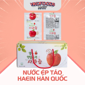 NƯỚC ÉP TÁO HAEIN HÀN QUỐC NGUYÊN CHẤT - 100ML/GÓI