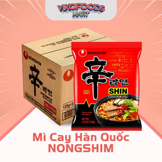 [LỐC 5 GÓI] MÌ SHIN CAY RAMYUN HÀN QUỐC - GÓI 120GR - NHẬP KHẨU