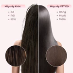 Máy sấy tóc ion âm tốc độ cao VTT D9, máy sấy nhỏ gọn tiếng ồn thấp khô nhanh bảo vệ tóc Golife — ảnh 5
