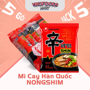 MÌ SHIN CAY RAMYUN HÀN QUỐC - GÓI 120GR - NHẬP KHẨU
