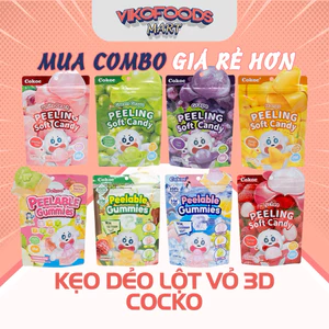 SET 2 KẸO DẺO LỘT VỎ 3D BOBO COCKO - [60-75GR]