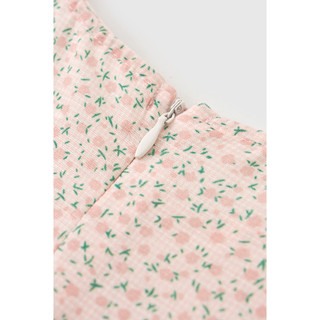 Đầm thun tay ngắn babydoll hoa nhí bé gái Rabity 950.092