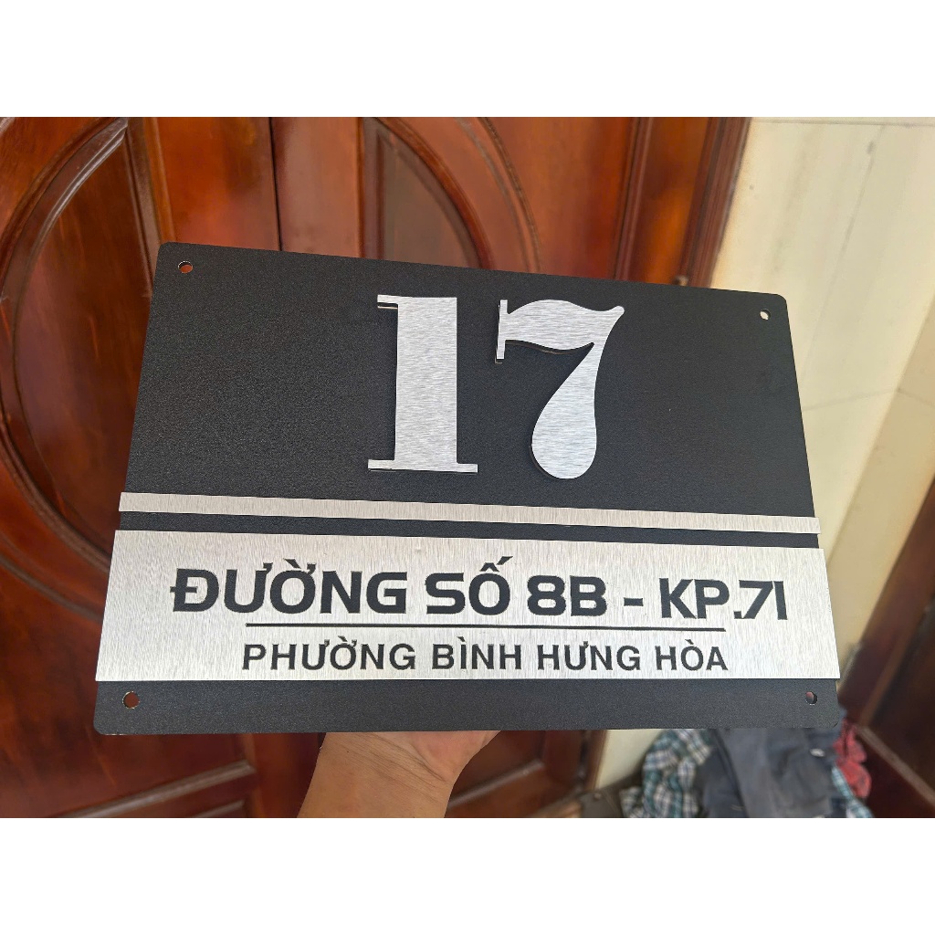 BẢNG SỐ NHÀ Alcorest CAO CẤP LÀM THEO YÊU CẦU