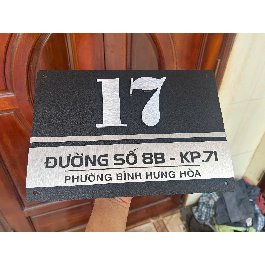 BẢNG SỐ NHÀ Alcorest CAO CẤP LÀM THEO YÊU CẦU