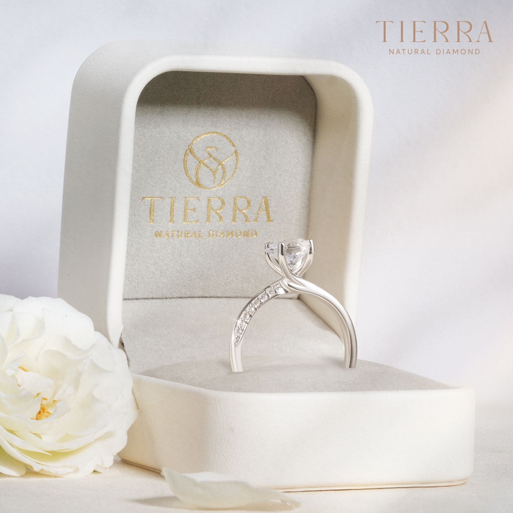 [CHAT TRƯỚC KHI ĐẶT] Nhẫn Cầu Hôn Tierra Phoebe NCH1416 Vàng 14K 18K Đính Tấm CZ Thiết Kế Tinh Xảo, Nhẫn Hẹn Ước