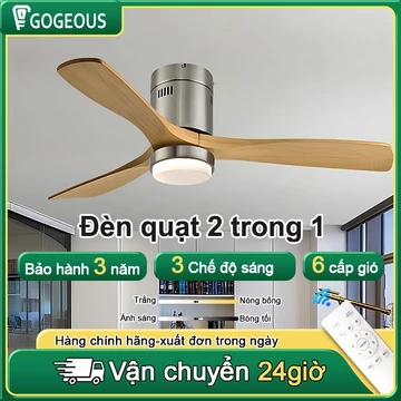 Quạt Trần Cho Trần Thấp 2m-3m Quạt Trần 3 cánh Quạt trần cổ ngắn chung cư phòng khách phòng ngủ
