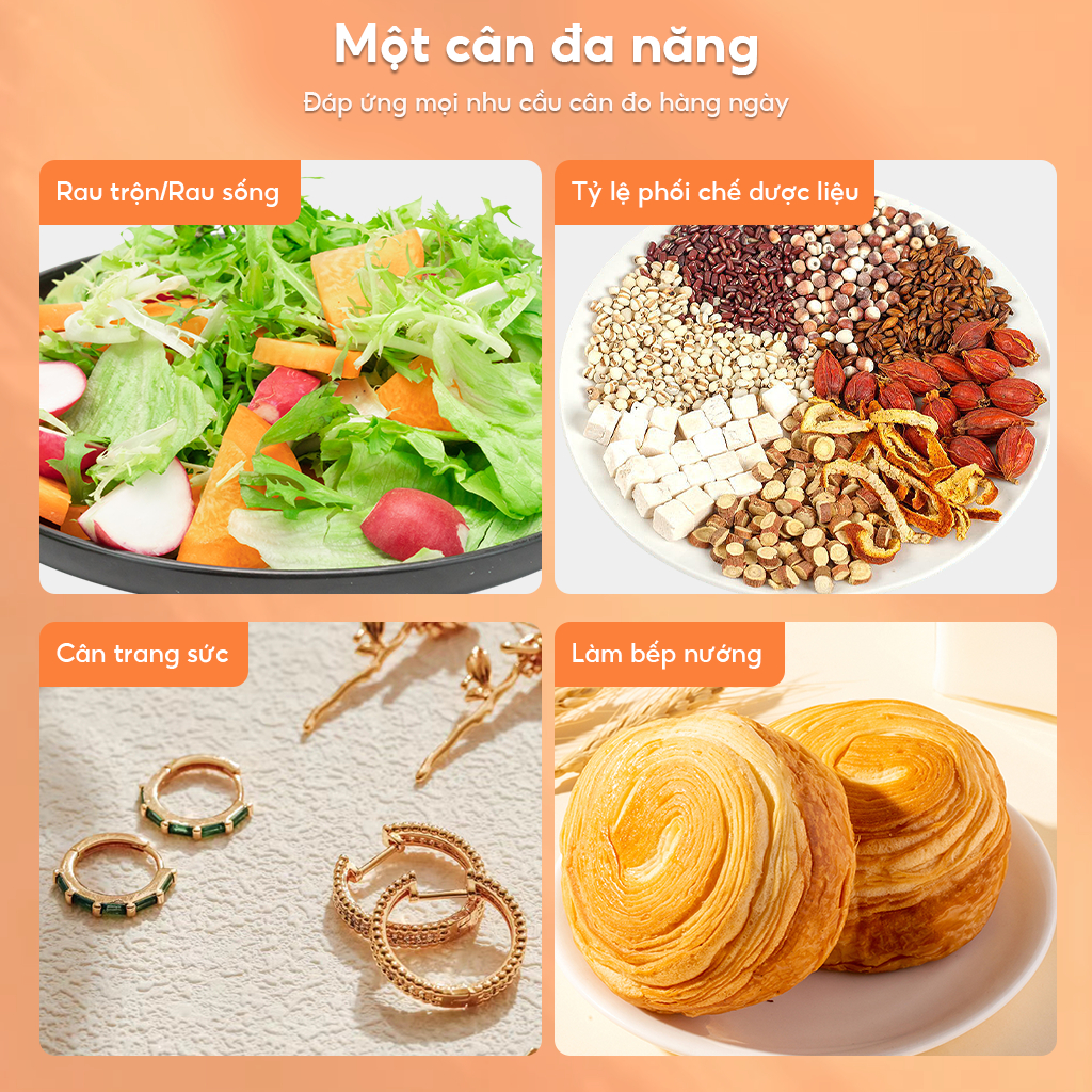 [🔥wonzom]Cân pha cà phê tiểu ly điện tử mini Cân điện tử nhà bếp mini Cân cà phê nhỏ giọt 0.1g - 5kg
