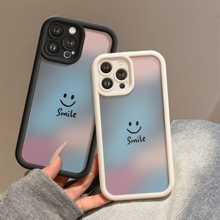 Ốp Lưng iPhone Camera Viền Cao Holo Smile Mềm Chống Sốc - iP 6/6s/7/8/X/XS/XR/11/12/13/14/15/16/17/Plus/Air/Pro/Max