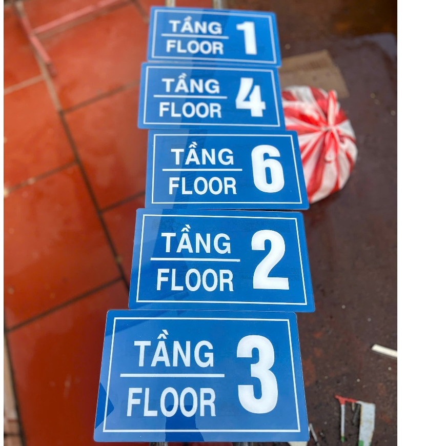 BẢNG SỐ TẦNG FLOOR CHUNG CƯ, KHÁCH SẠN MICA